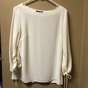 Banana Republic blouse with scrunched side detail
